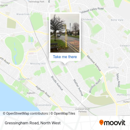 Gressingham Road map