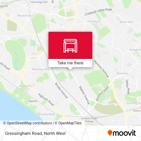 Gressingham Road map