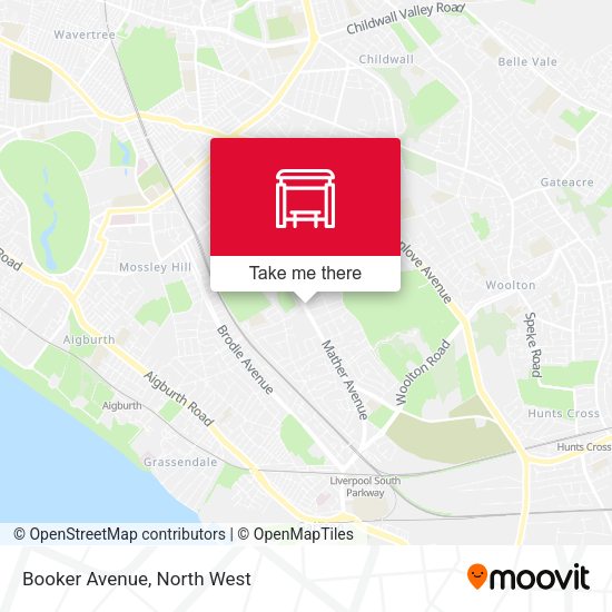 Booker Avenue map