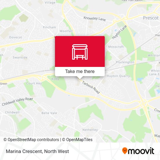 Marina Crescent map