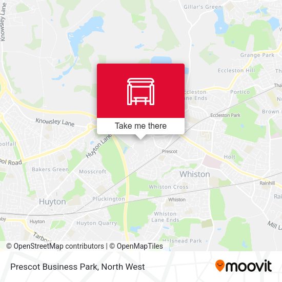 Prescot Business Park map