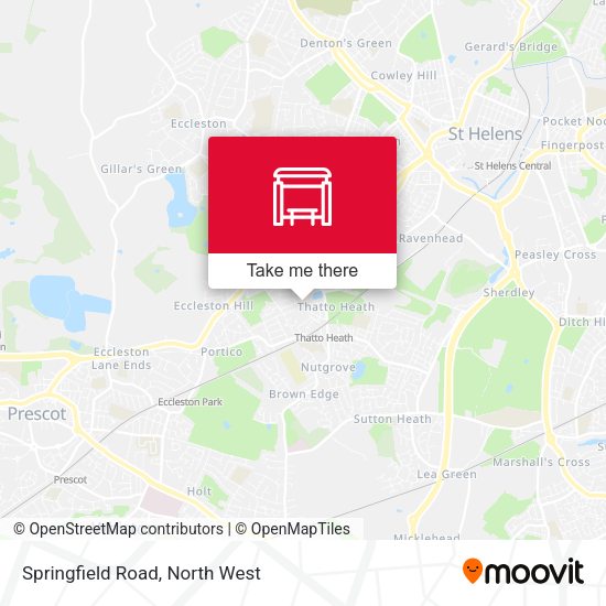 Springfield Road map