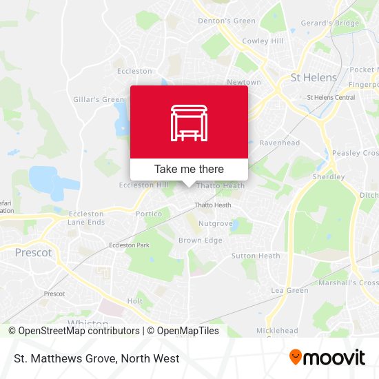 St. Matthews Grove map