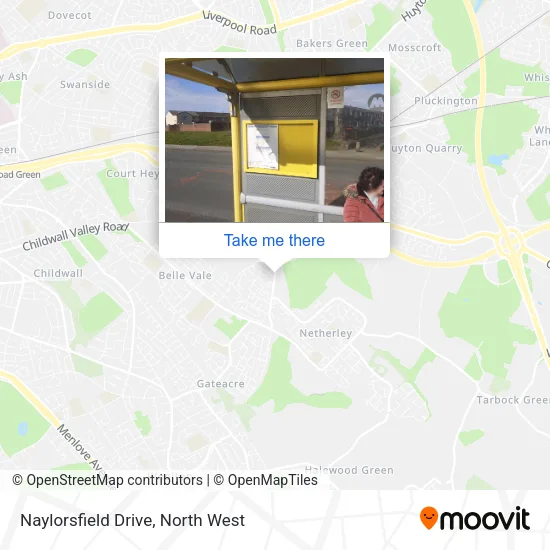 Naylorsfield Drive map