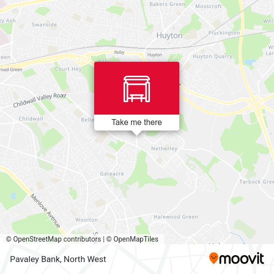 Pavaley Bank map