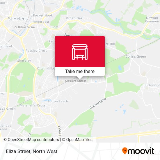 Eliza Street map