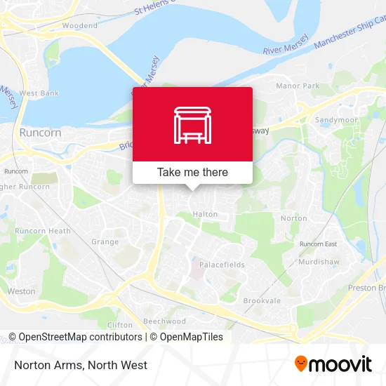 Norton Arms map