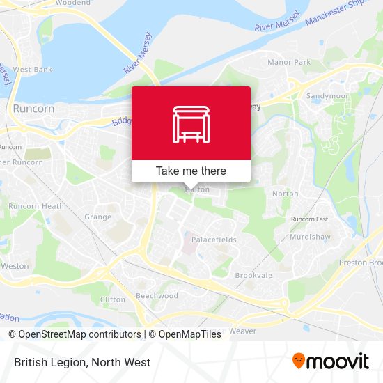 British Legion map