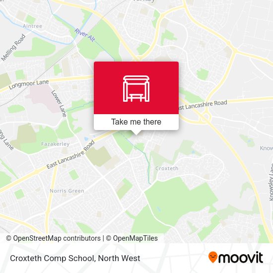 Croxteth Comp School map