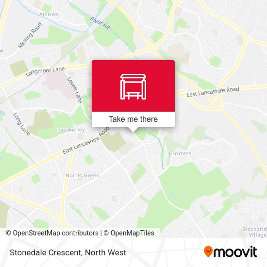 Stonedale Crescent map