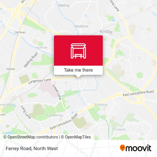 Ferrey Road map