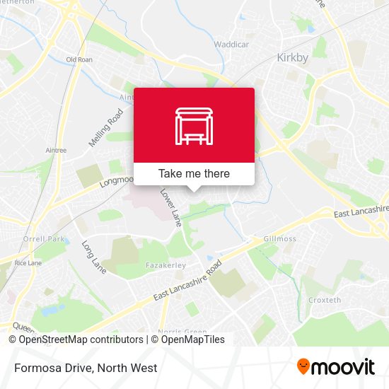 Formosa Drive map