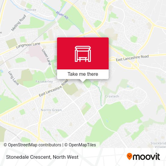Stonedale Crescent map