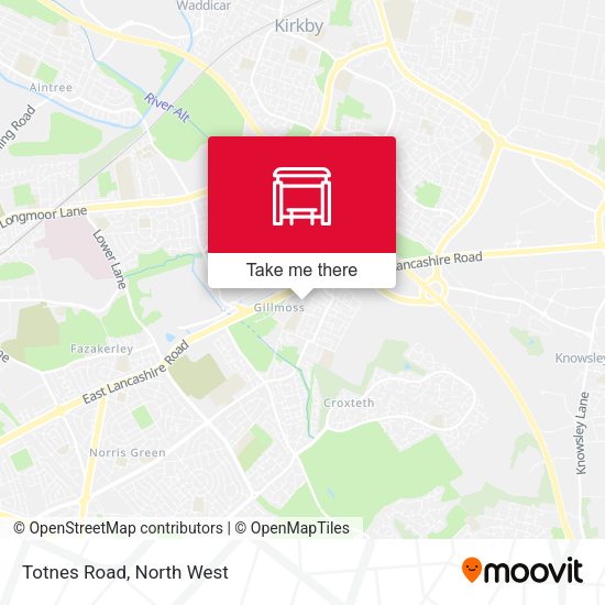 Totnes Road map