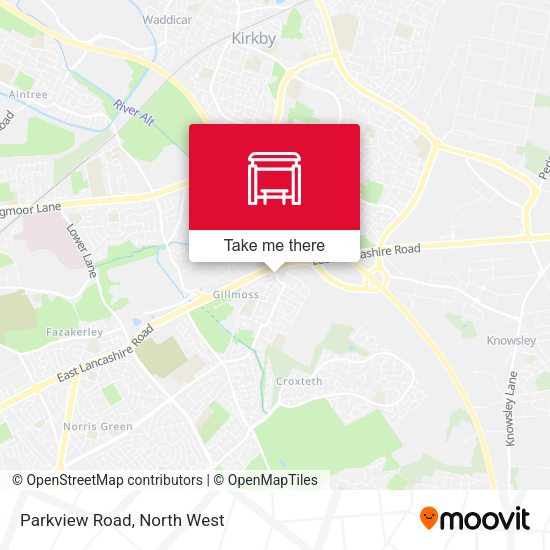 Parkview Road map