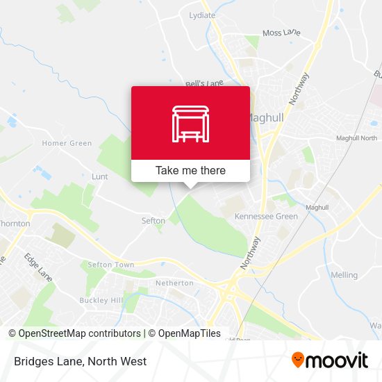 Bridges Lane map