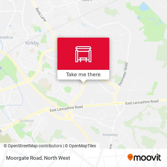 Moorgate Road map