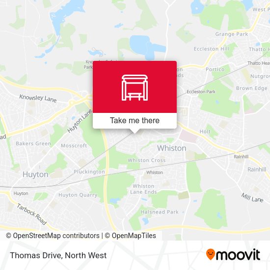 Thomas Drive map
