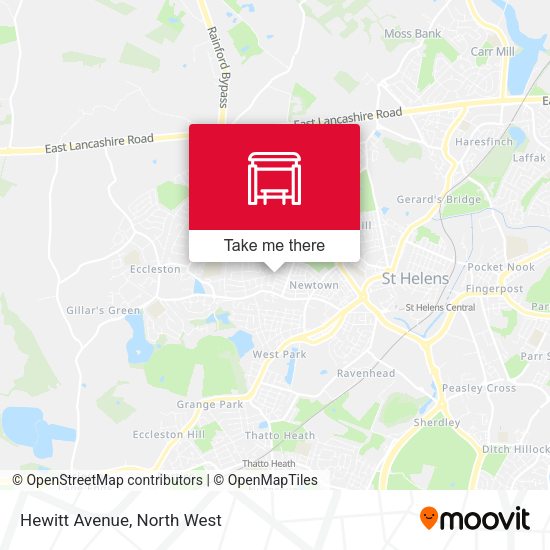 Hewitt Avenue map