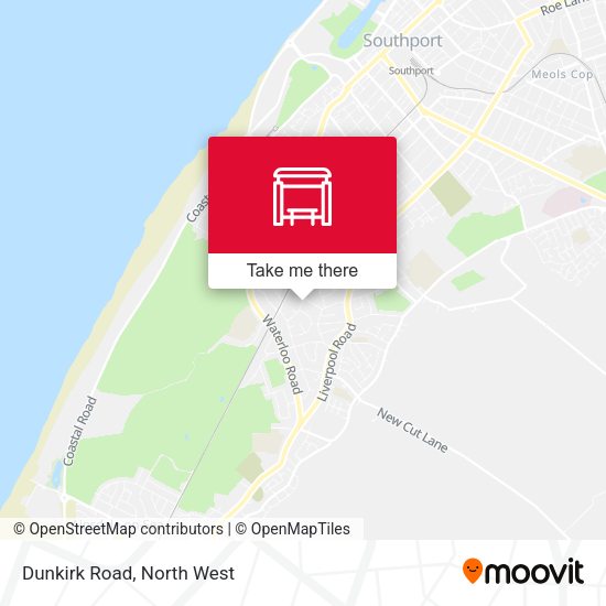 Dunkirk Road map