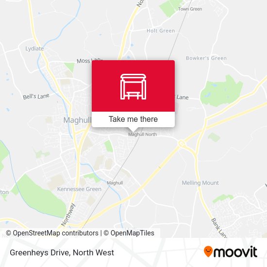 Greenheys Drive map