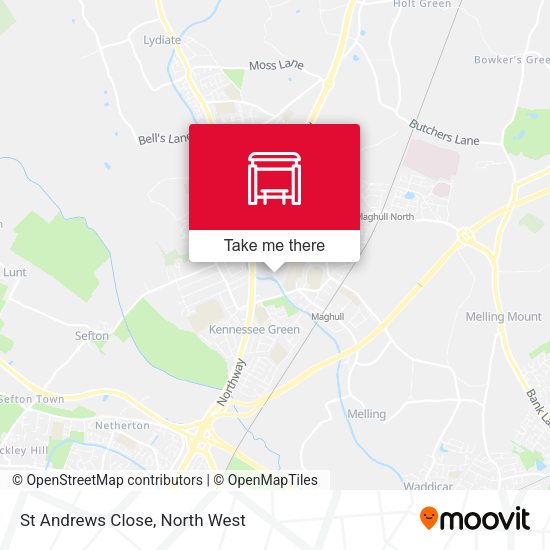 St Andrews Close map