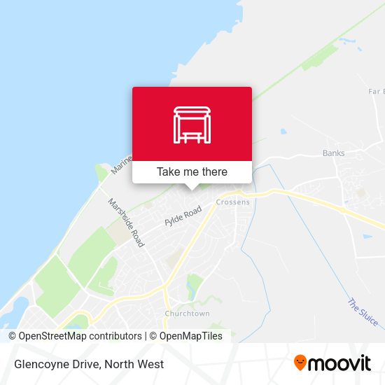 Glencoyne Drive map