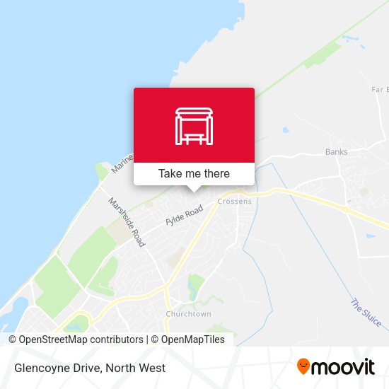 Glencoyne Drive map