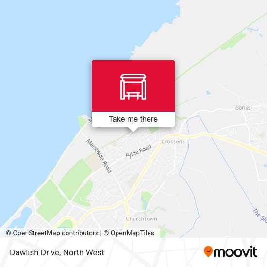 Dawlish Drive map
