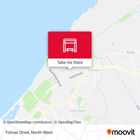 Totnes Drive map