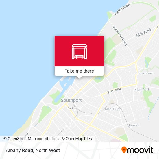 Albany Road map