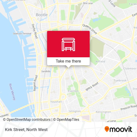 Kirk Street map