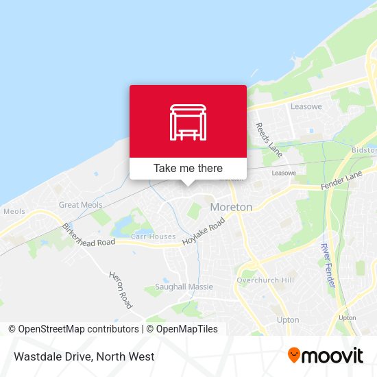 Wastdale Drive map