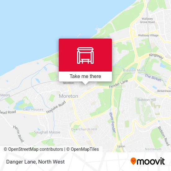 Danger Lane map