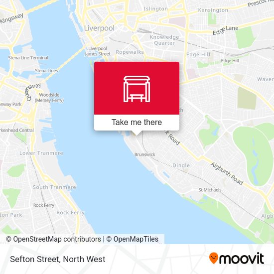 Sefton Street map