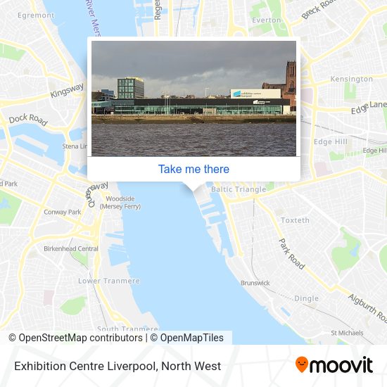 Exhibition Centre Liverpool map