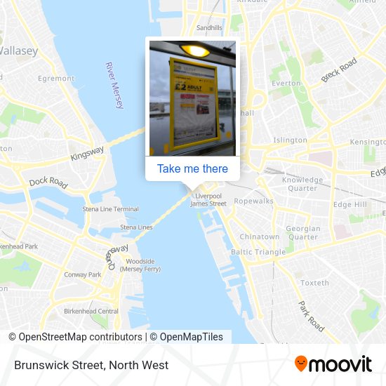 Brunswick Street map