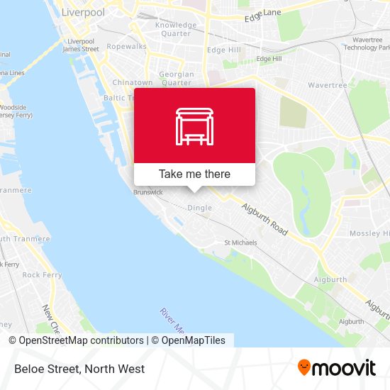 Beloe Street map