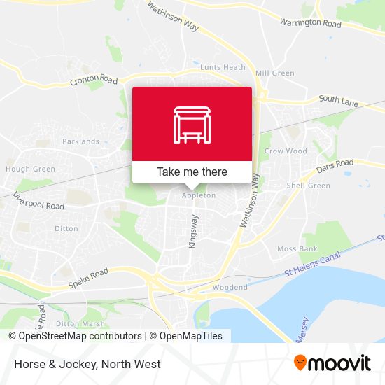 Horse & Jockey map