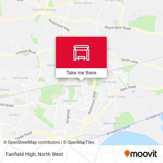 Fairfield High map