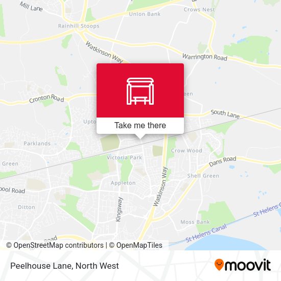 Peelhouse Lane map