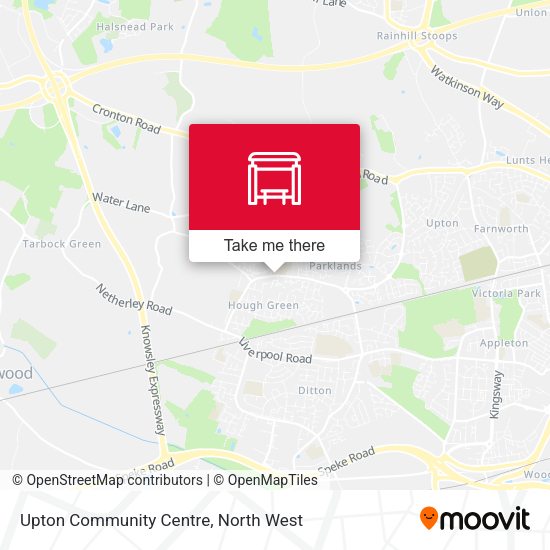 Upton Community Centre map