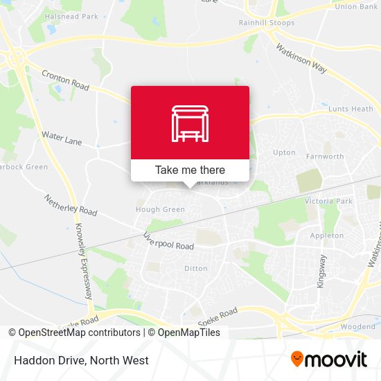 Haddon Drive map