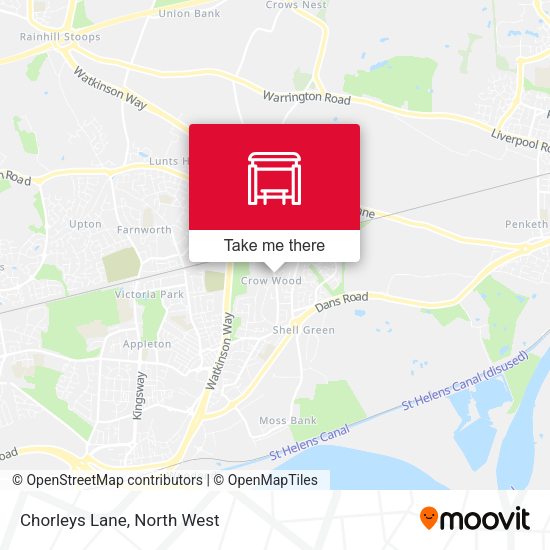 Chorleys Lane map