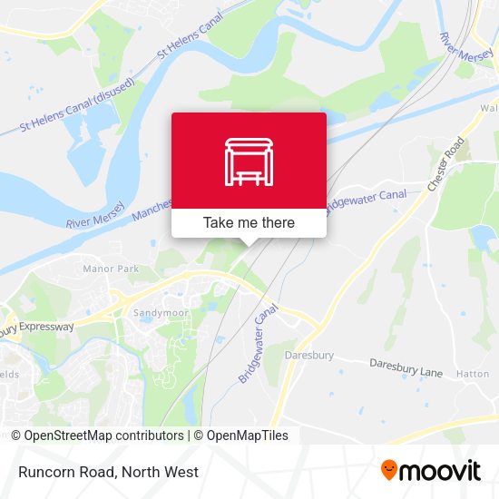 Runcorn Road map