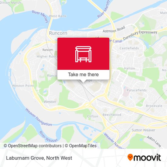 Laburnam Grove map