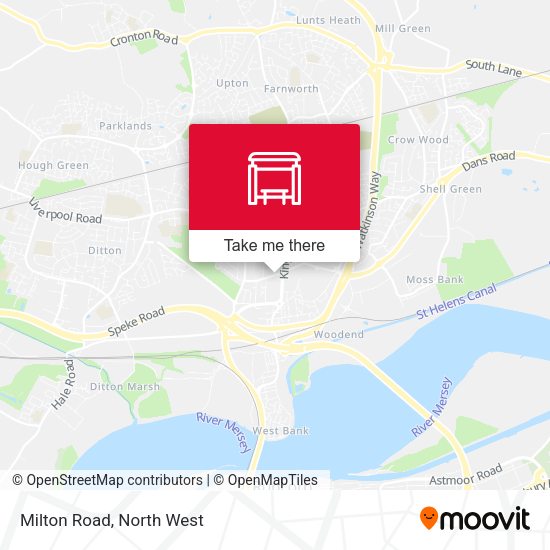 Milton Road map