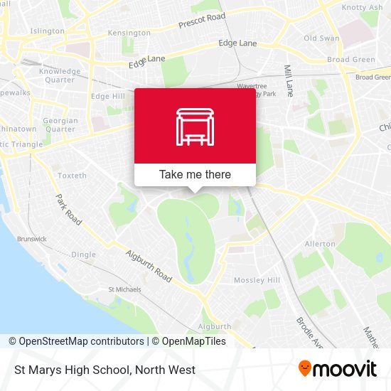 St Marys High School map