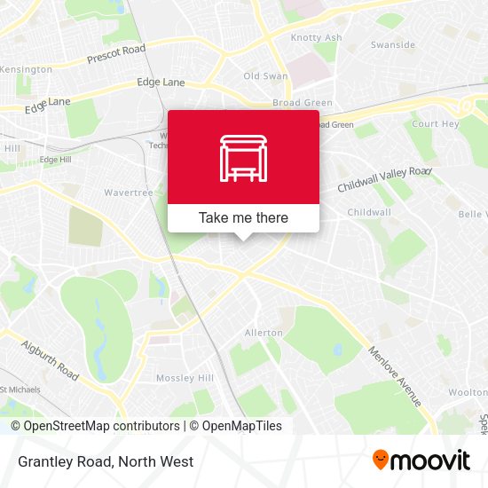 Grantley Road map