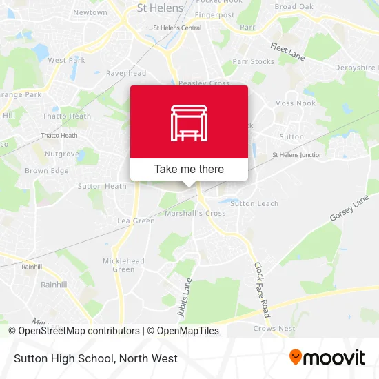 Sutton High School map